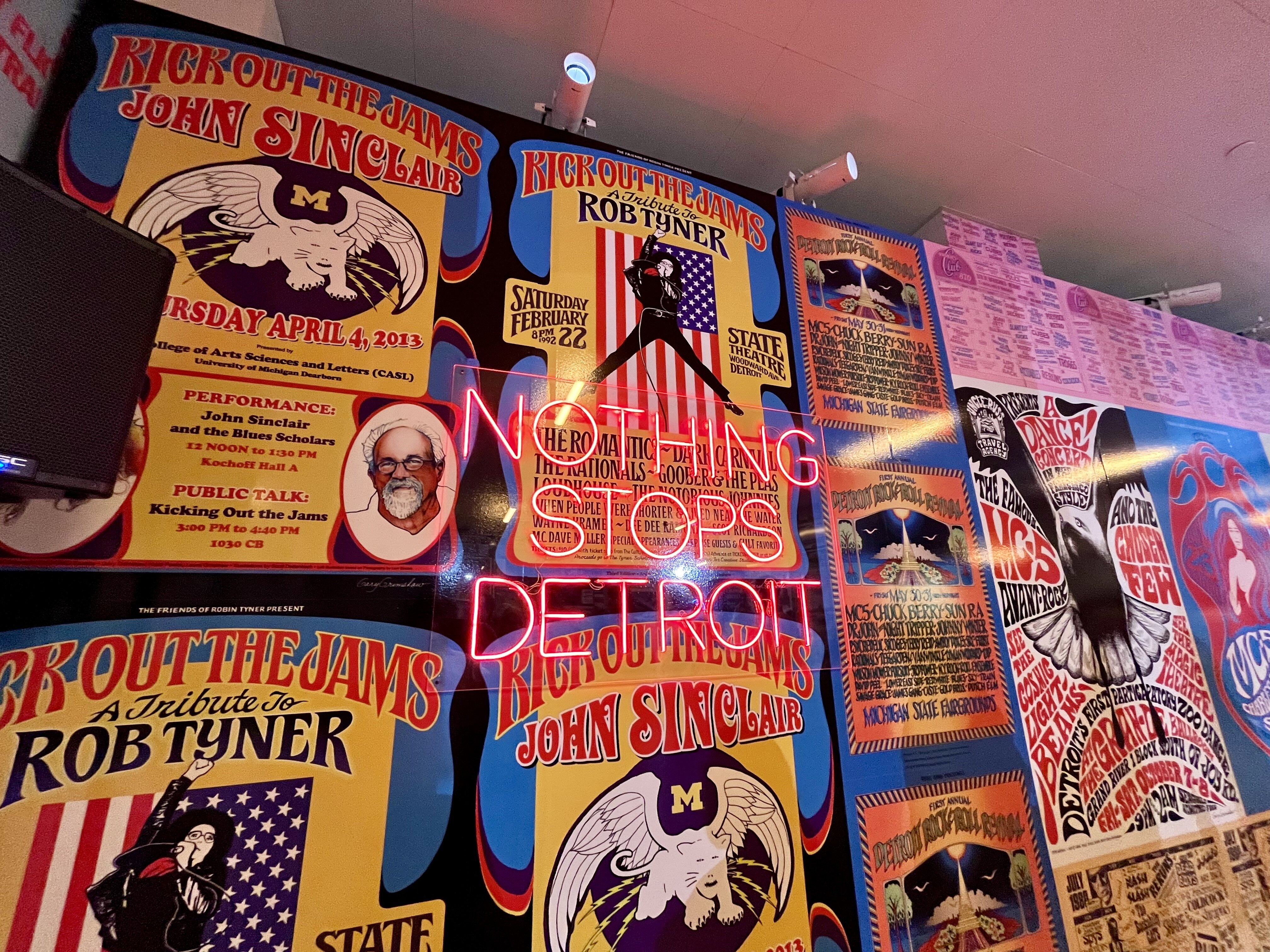 Michigan's gallery of posters is heavy on Detroit rock, soul, culture.