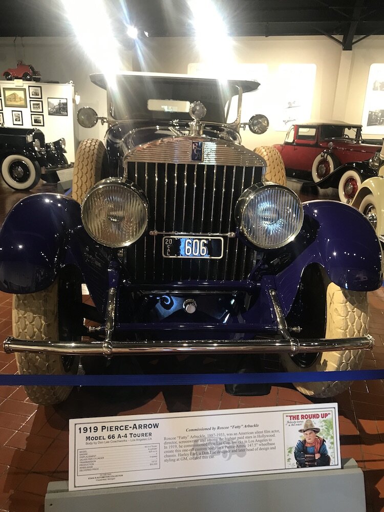 The Pierce-Arrow owned by silent movie star Fatty Arbuckle