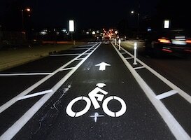 On the Ground Kalamazoo new bike lanes