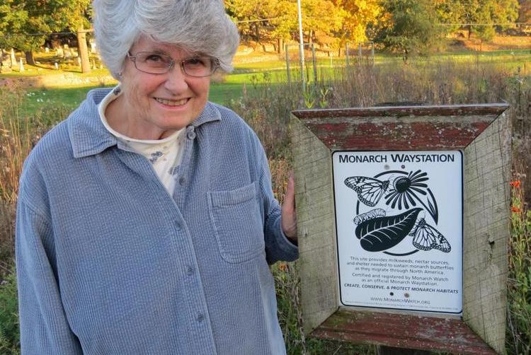 lse Gebhard at the Riverview Launch Monarch Waystation