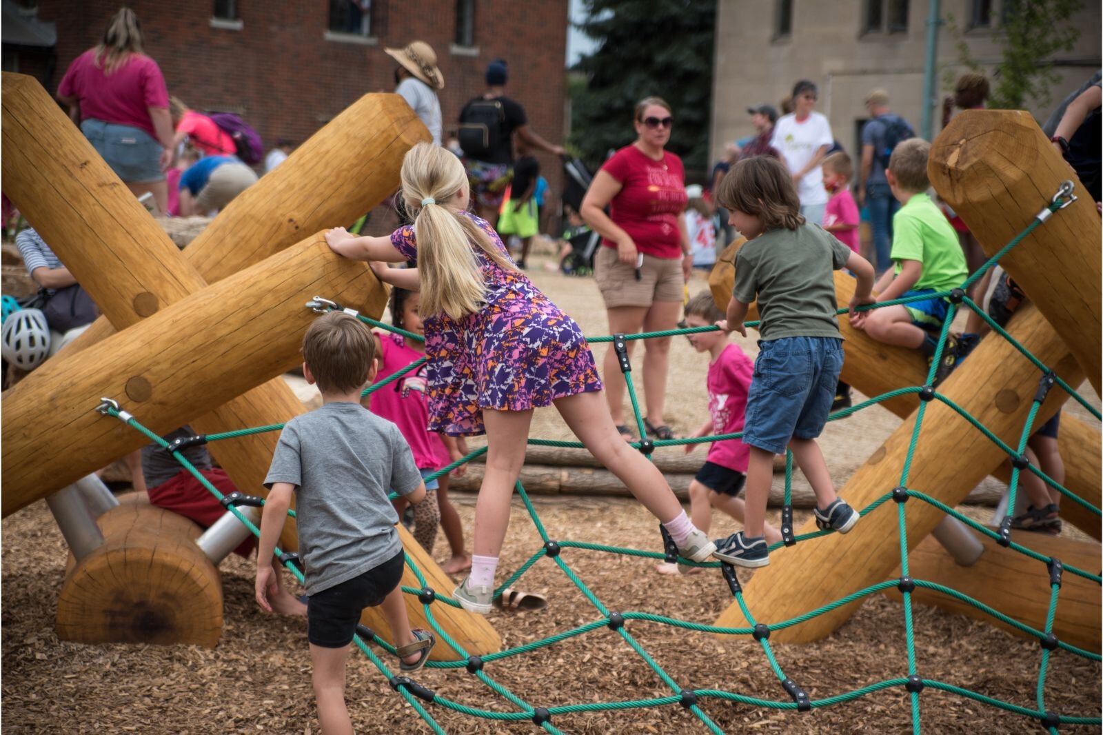 The Children’s Nature Playscape is expected to foster the cultural, emotional, intellectual, physical, social and spiritual development of children and families. 