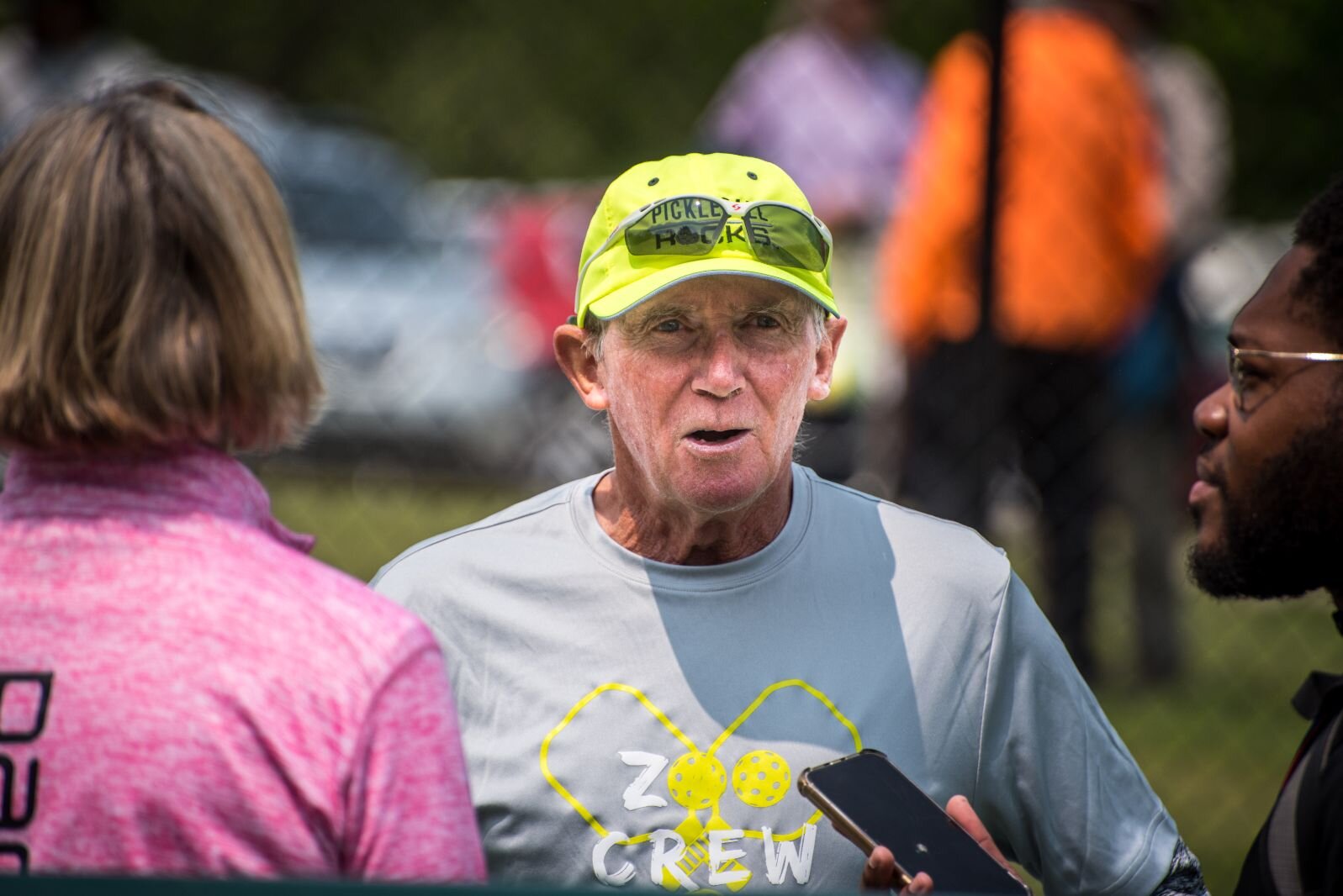 Jim Hackenberg, 75, former president of the Kalamazoo Pickleball Association and winner of five gold medals in the U.S. Pickleball open.