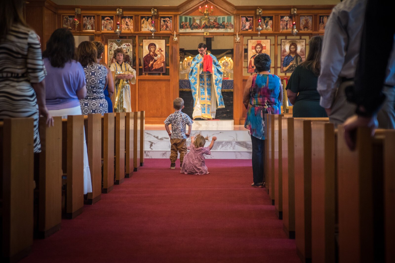 Children are a large part of church programming at Annunciation Greek Orthodox Church.