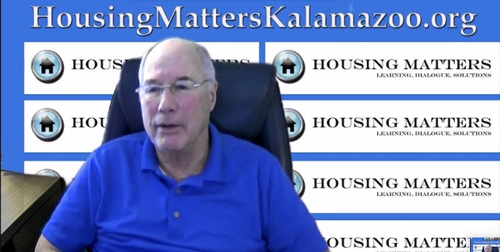 Norman Young provides technical support and keeps the website running for Housing Matters.