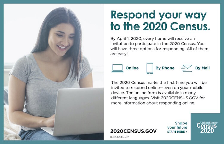 From the Website explaining the 2020 Census