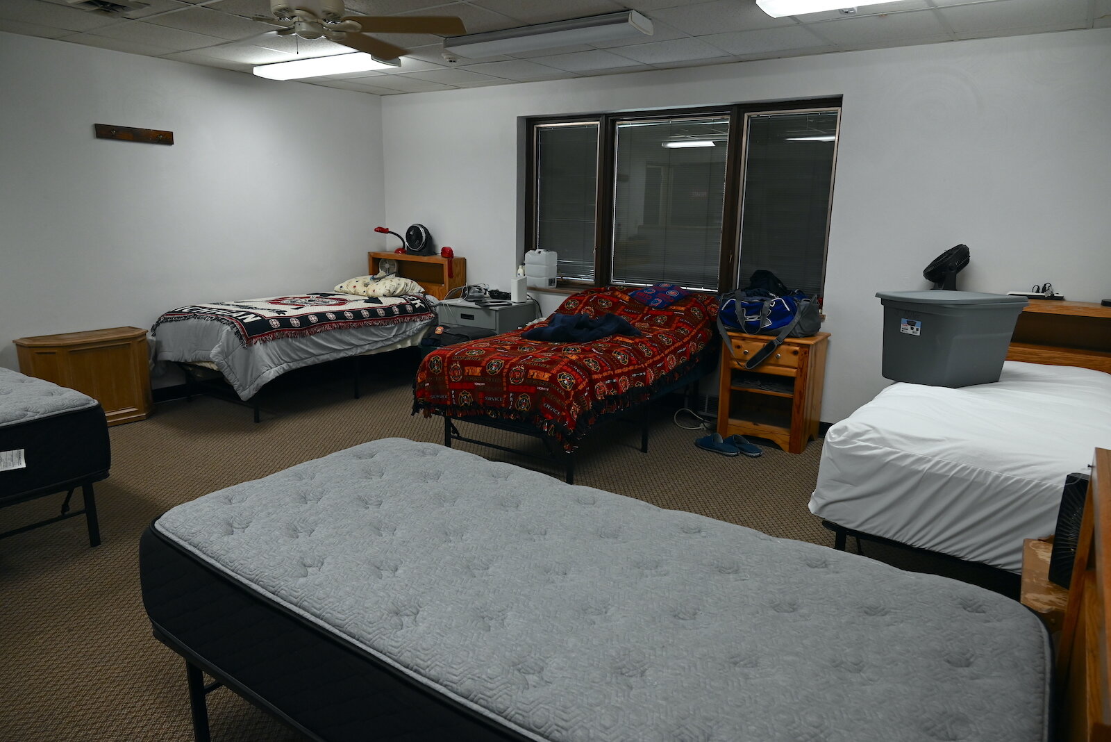 Sleeping quarters at Fire Station #6