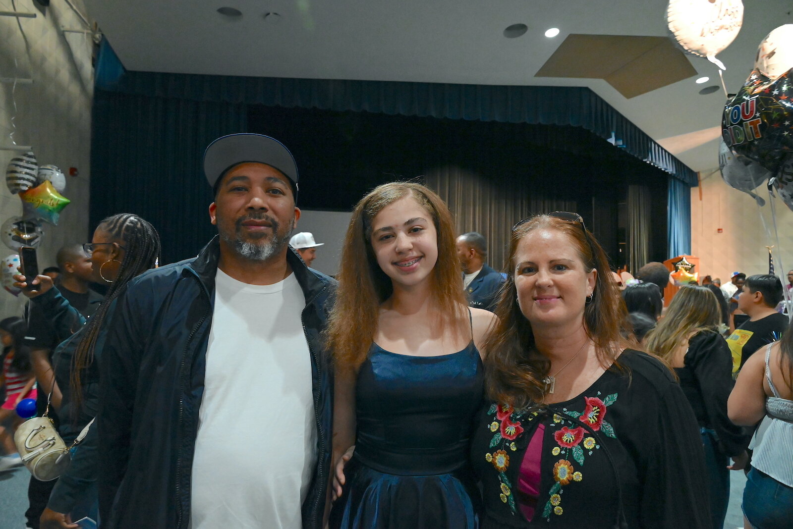 Families celebrated the announcement of GVSU's eighth-grade scholarship program.