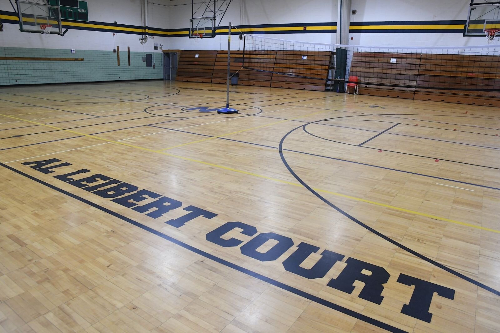 The gymnasium at Northwestern Middle School.