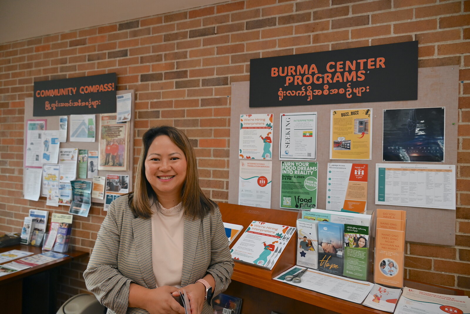 Christina Khim is the new executive director of the Burma Center.