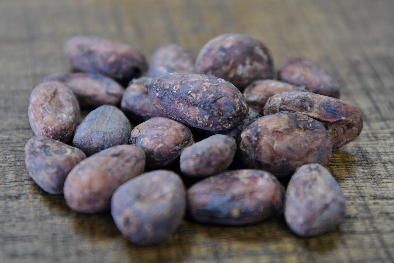 Raw cacao beans from Uganda