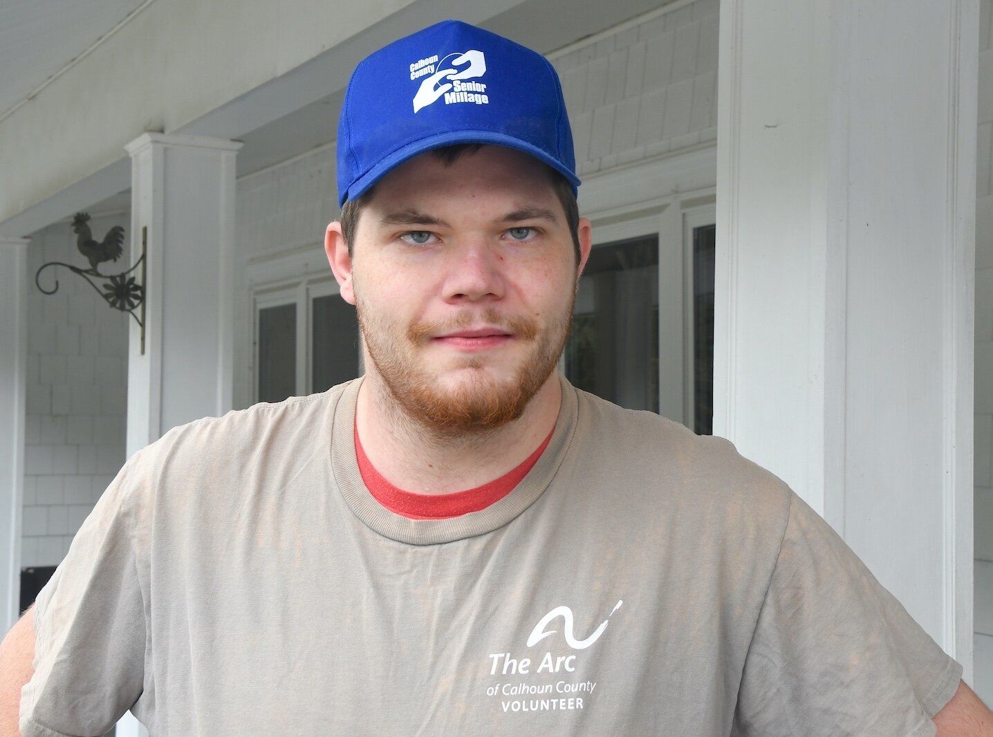 Aaron Darling volunteers at the The ARC.