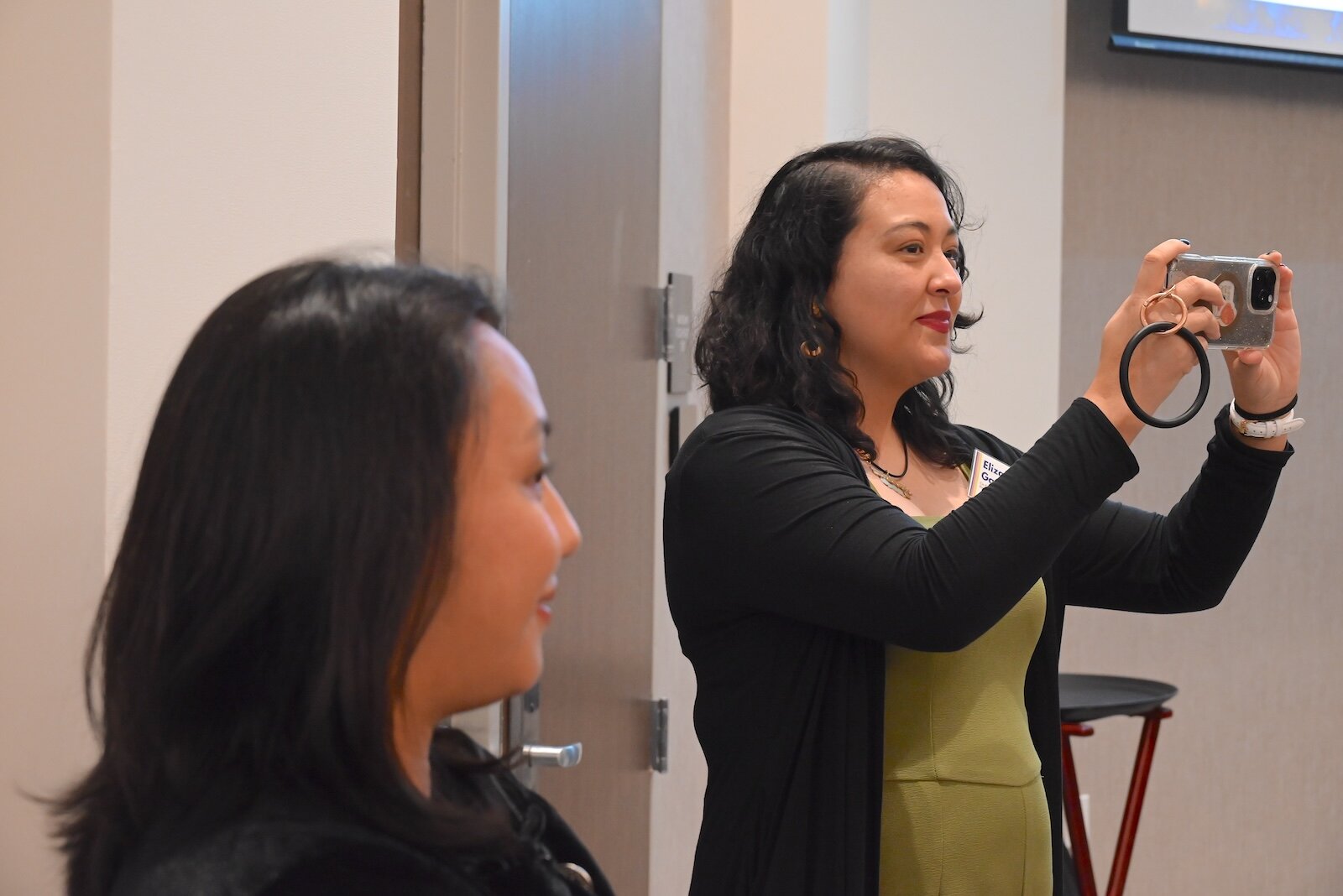 Seen in this photo are Co-Executive Directors of the Battle Creek Coalition for Truth, Racial Healing, and Transformation, from left, Tha Par and Elizabeth Garcia