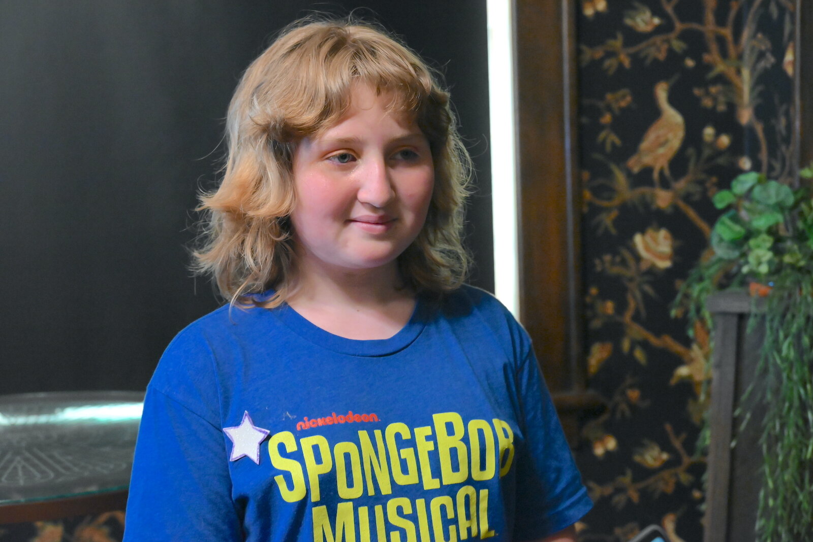 Jade Kennedy, a Marshall Middle School student, is one of the actors in the Marshall Civic Players production of “The SpongeBob Musical-Youth Edition.”