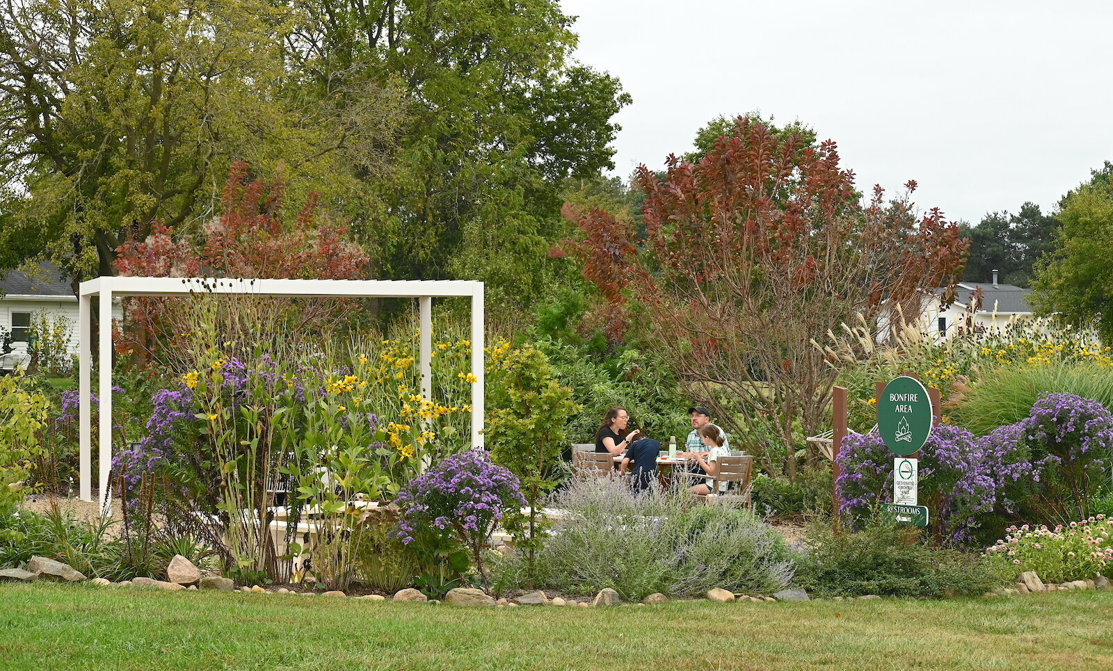 Of The Land’s harvest festival provided opportunities to enjoy good food in beautiful surroundings.