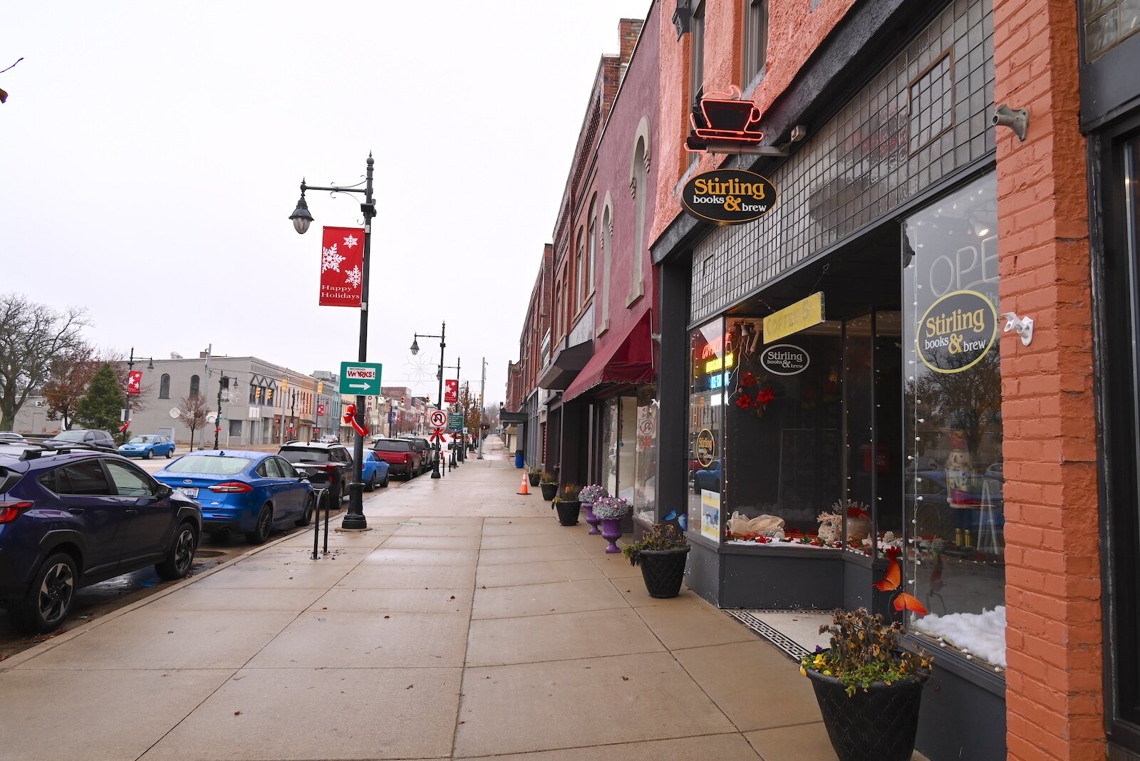 Stirling Books and Brew in downtown Albion is owned by Staci and Jim Stuart.