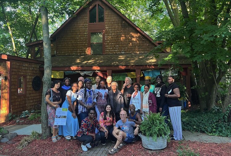 Visitors from all over the world meet with people from respective fields in Kalamazoo.