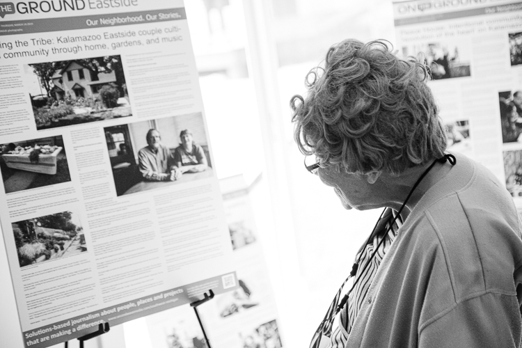 Gwen Tulk attended the Eastside Open House and Celebration and was honored with a cake and song for turning 102. 