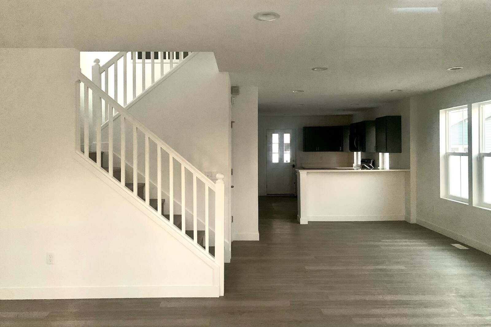 Here is a peek inside one of the four newly built houses in the 400 block of West Ransom Street in Kalamazoo’s Northside Neighborhood.