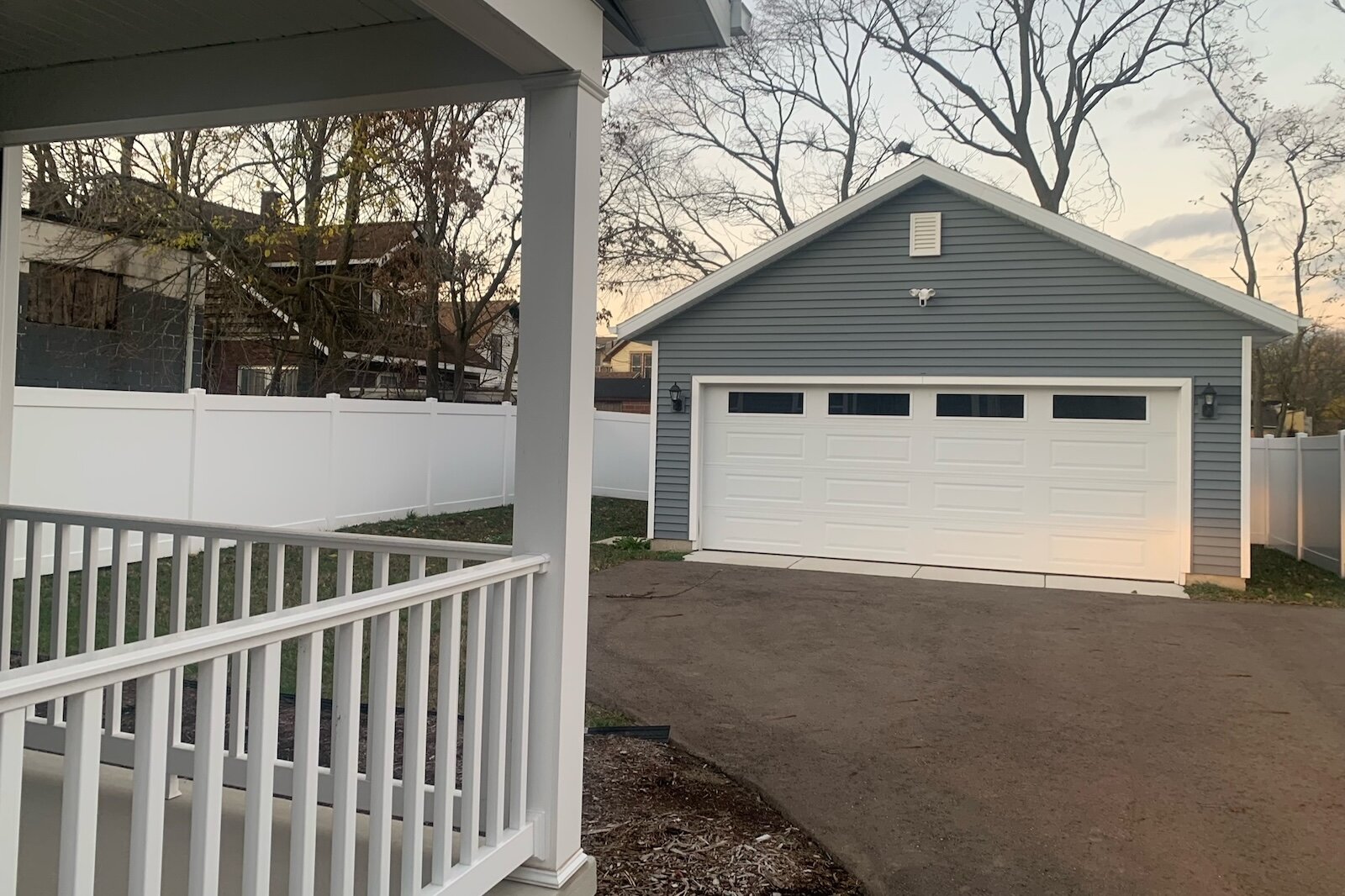 Four newly built houses in the 400 block of West Ransom Street are soon to be sold by the Northside Association for Community Development.