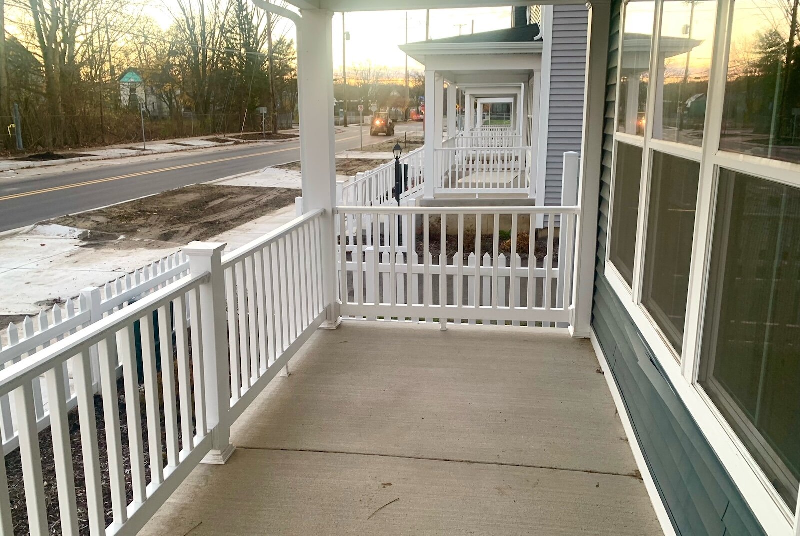 Four newly built houses in the 400 block of West Ransom Street are soon to be sold by the Northside Association for Community Development.