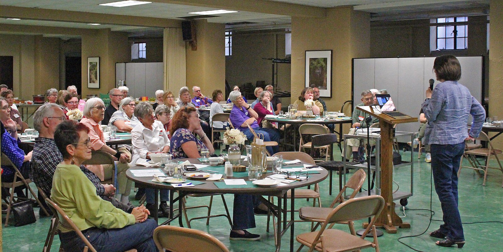 bout 45 people attended a dinner celebrating the 10th anniversary of the founding of Hope for Creation.