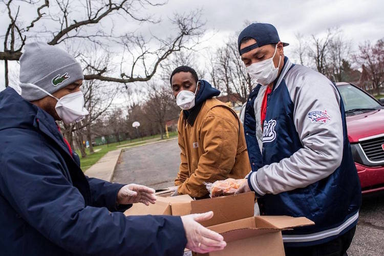 An informal outreach birthed the food distribution program that has twice received funding from the United Way of the Battle Creek Kalamazoo Region’s Disaster Relief Fund.