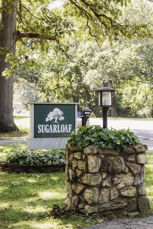 Sugarloaf is a small manufactured home park, with a lot of trees.