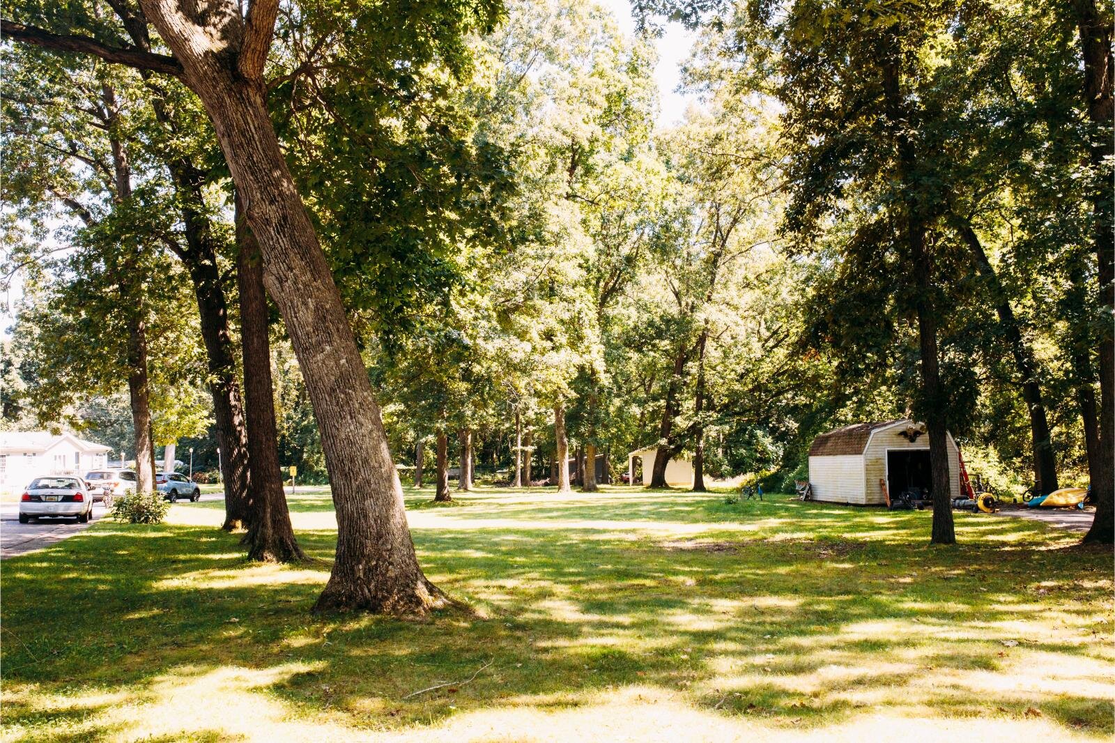 Sugarloaf is a small manufactured home park, with a lot of trees.