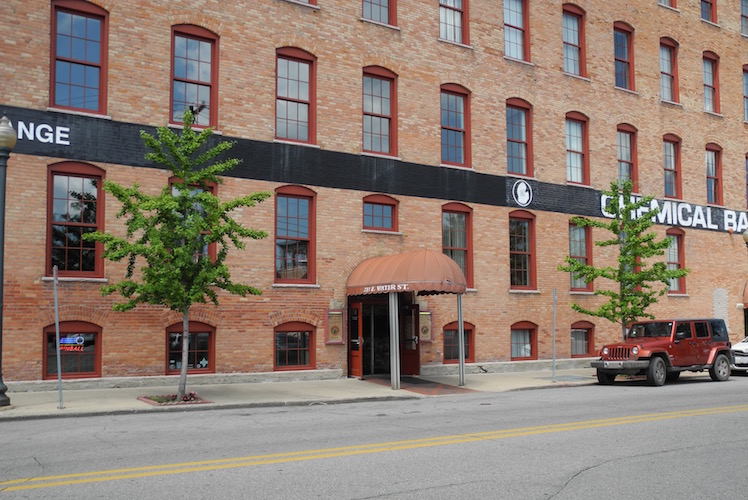 The front entrance of Varnum Law's new offices