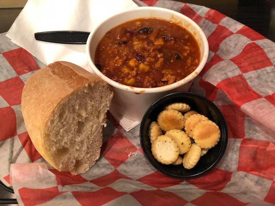 Chili is sure to warm customers up on a cold winter day.