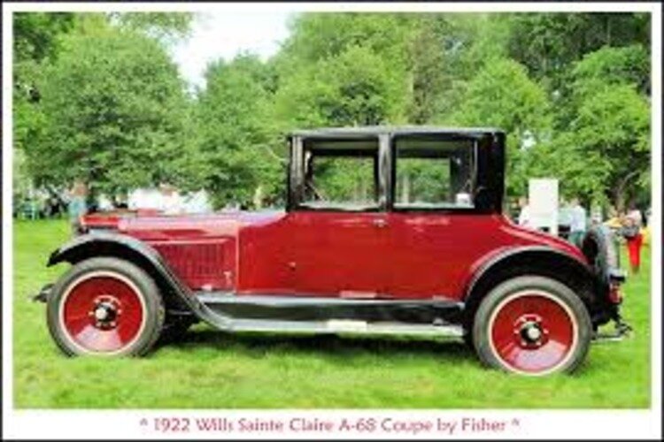 The Wills Sainte Claire automobile.