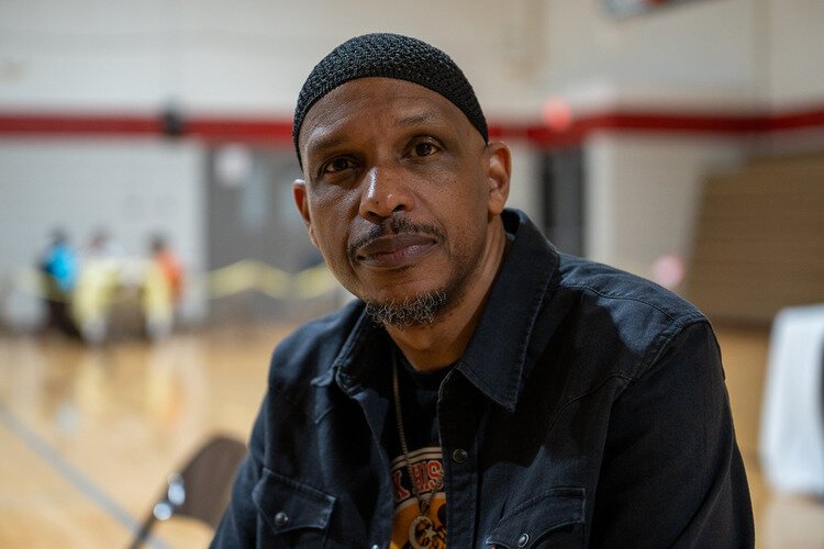 Khalid El-Hakim, founder of the Black History 101 Mobile Museum.