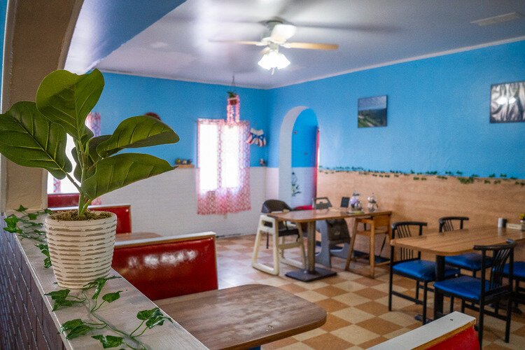 Inside Little Puerto Rican Lady Latin Food.