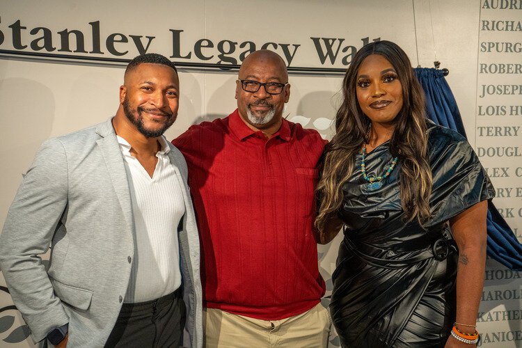 Keith Rivers (middle) poses with two of his children, Kyle (left) and Shea (right) Rivers