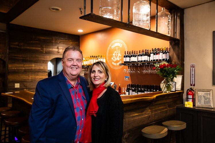 Jim and Annette Meldrum welcome wine lovers to their business.