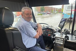 Mike Dora, Bus Driver for BWAT.