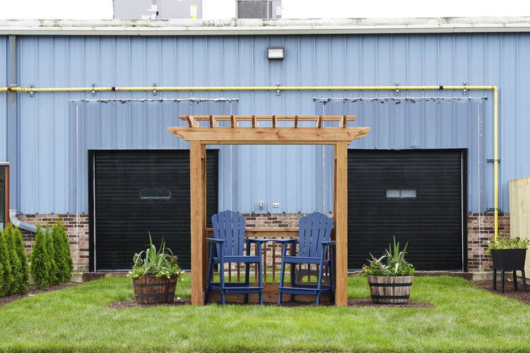 This space provides an outdoor area for youth to connect with nature.