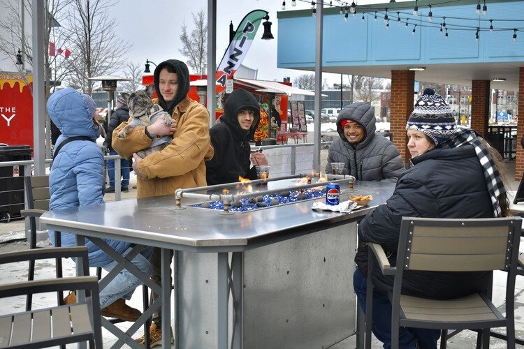 Young people enjoying the 2025 Chilly Fest.