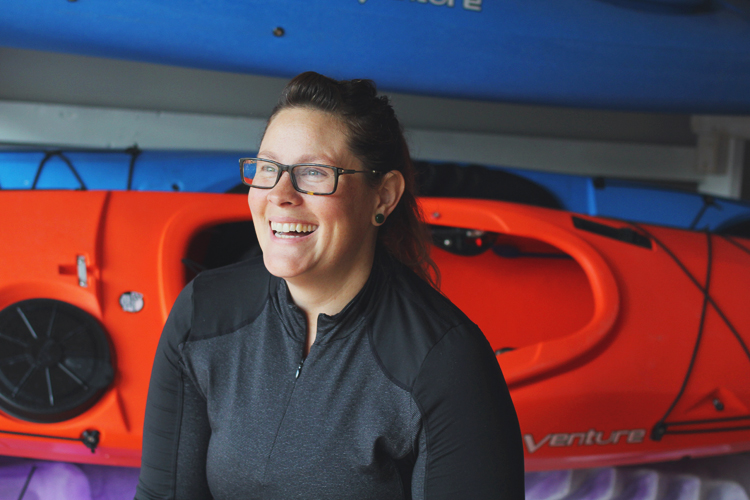 Missy Campau of Missy's Kayak Connection in Port Huron loves the Island Loop and paddles it as often as she can. 