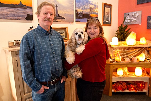 Rich and Judy Hill of 20 Below Gallery and Gifts