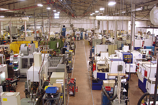 The manufacturing facility at Precision Edge