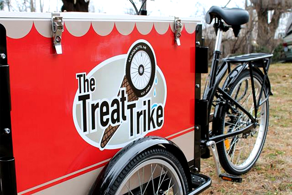 Who wants to grab a sweet ice cream at the Treat Trike?