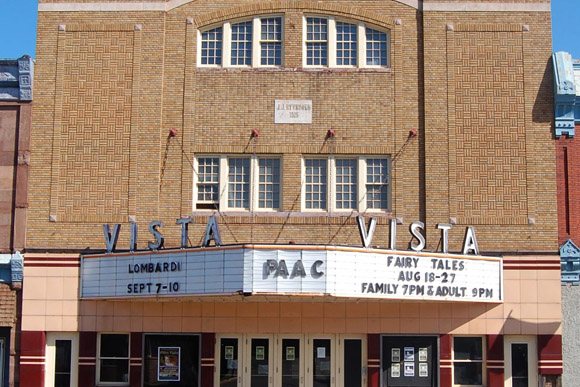 The Vista Theater in Negaunee.