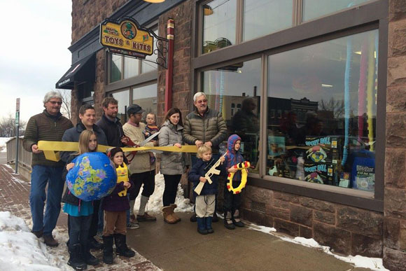 Great Turtle Toys Marquette ribbon cutting