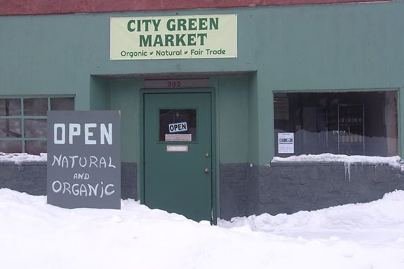 City Green Market is now open in Negaunee.