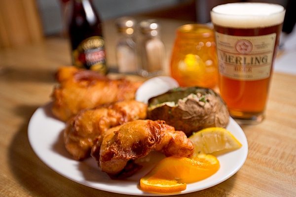 Vierling local whitefish and an Amarillo IPA-Shawn Malone