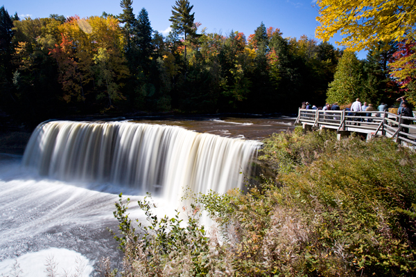 Tahquamenon Falls overlook, near Newberry. Photo credit: Shawn Malone