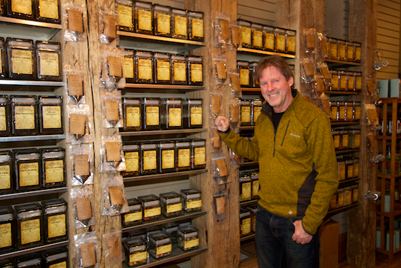 Owner Mike Carl at Spice Merchants of Marquette.