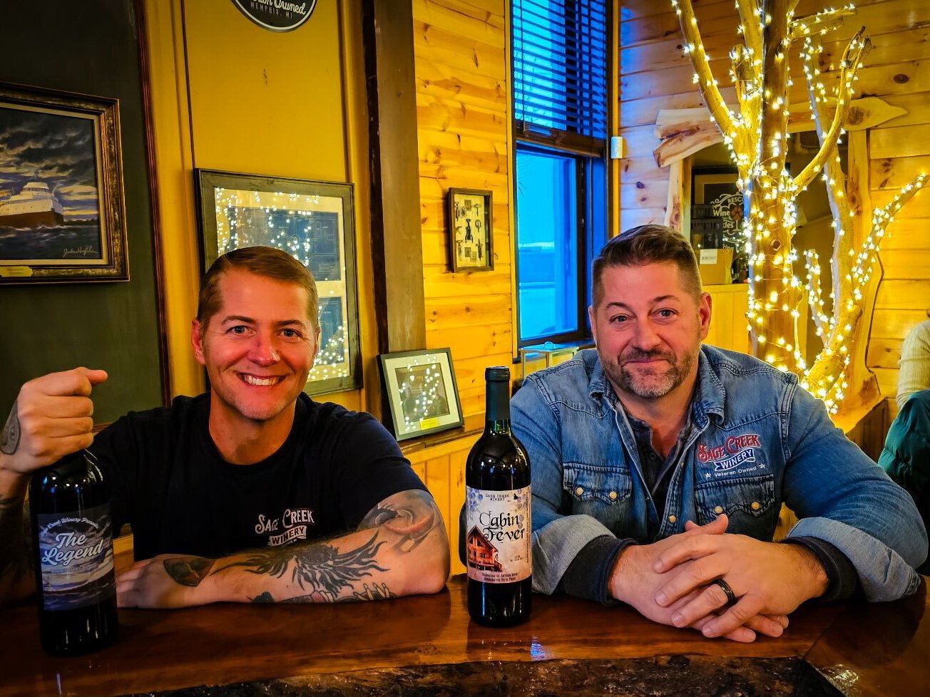 Brothers Mike and Jeff Dausey, originally from Munising in the Upper Peninsula, have made winemaking a successful family business -- though far from their hometown.