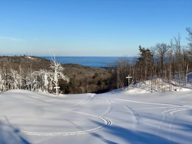 Marquette Mountain installed advanced snowmaking equipment, enabling the resort to offer superior ski conditions earliler in the season.